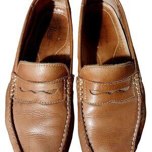 G.H. Bass & Co. Mens Brown Leather Penny Loafers Size 7M
